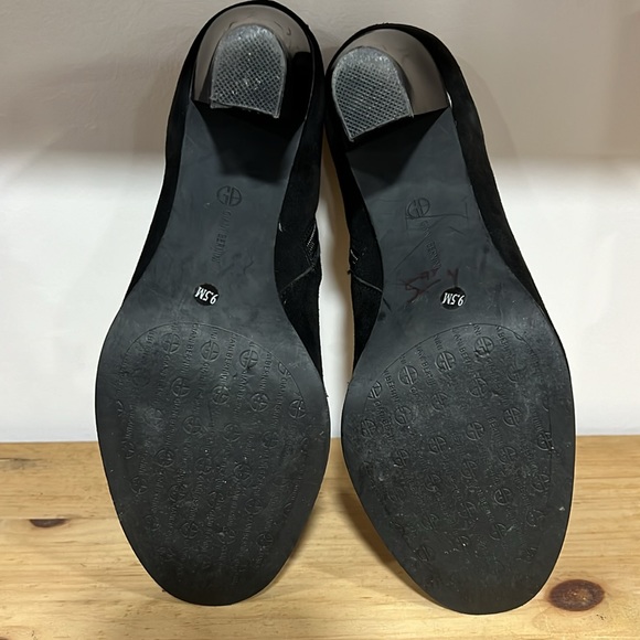 Giani Bernini black suede ankle boots - Picture 10 of 11